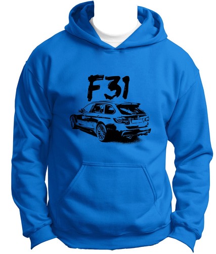 BMW F31 3 Series Tauring Hoodie DTG Print Logo Hoody Car Love M3 Sweatshirt Gift - Picture 5 of 5