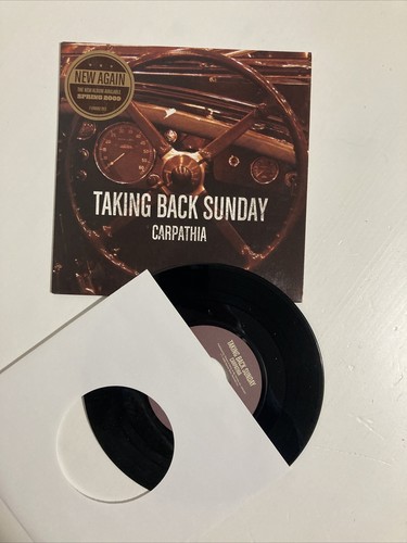 Taking Back Sunday Carpathia 7” Vinyl Record Single Rare - Picture 5 of 5