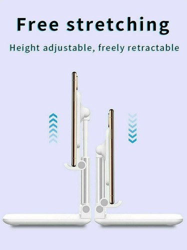 Foldable Adjustable Tablet Mount Stand Mobile Phone iPad iPhone Desktop Holder - Picture 20 of 29