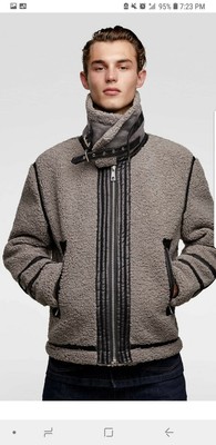 zara double sided biker jacket