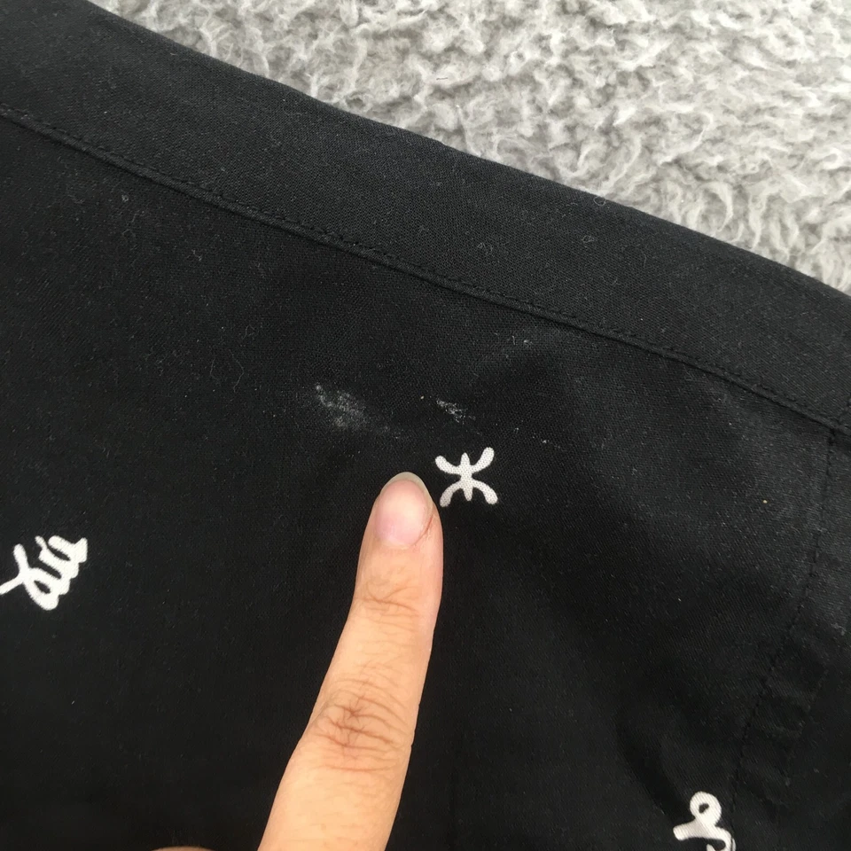 Arizona Jean Shirt Co Mens 4XL Black Short Sleeve Button Up Collared Casual NEW - Image 4 of 4