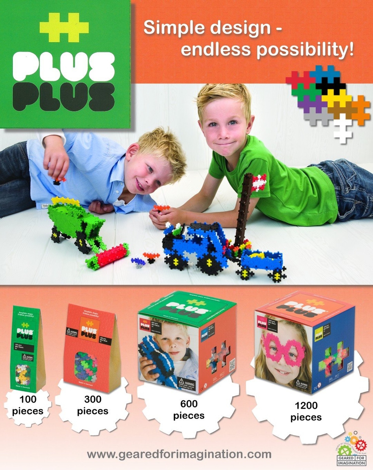 Plus-Plus - Puzzle Mini 1200 1200 1200 pieces , Basic 1f25e9 Plus-Plus - Puzzle Mini 1200 1200 1200 pieces , Basic 1f25e9