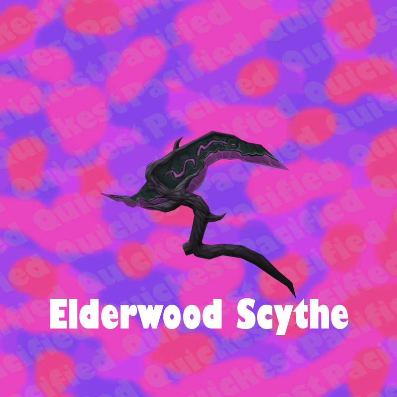 Roblox Murder Mystery 2 MM2 Elderwood Scythe Godly Knife and Guns