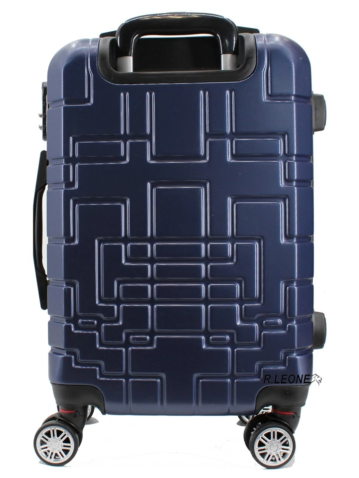 Valigia Fino Set 4Trolley Rigido grande, medio, picco beauty 8 ruote in ABS 611 - Immagine 4 di 4