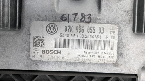 Used 2017 Ford Fusion Bosch ME17.5.6 / 07K90655AD ECU 0261S08016 - Picture 2 of 4