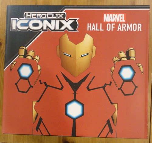 Marvel Heroclix Iconix Tony Stark Iron Man's Hall of Armor Miniatures Set 84891 - Bild 1 von 3
