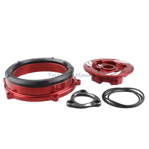 Racing Clear Clutch Cover & Spring Retainer For DUCATI MULTISTRADA V4 RS 2024-25 - Picture 17 of 23