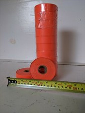 Brand New!  FLUORESCENT Orange Plastic Flagging Tape 1.0 in.  x 250 ft. 