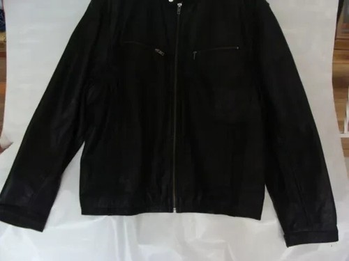// Excelled Leather Dress Men's Black Jacket Coat Size XXL - Picture 4 of 9