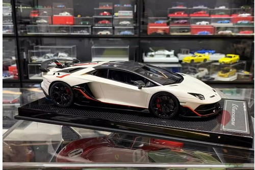 DM 1/18 Lamborghini SVJ Hardtop Resin Diecast Model Car Hobby Collection Gifts - Picture 15 of 33