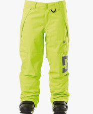 DC Shoes Banshee Youth Pants Volt Green Boy Snowboard Ski 10K