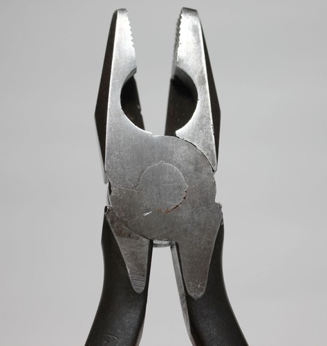 UTICA 50-8 Linesman Side Cut Pliers 8" Long Made in Utica NY USA VINTAGE - Picture 3 of 9