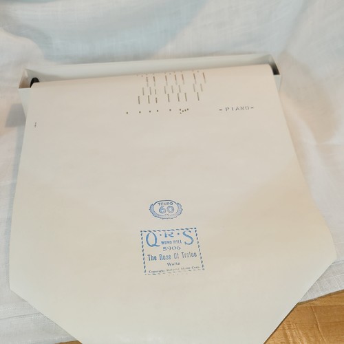 Rollo de palabras para piano QRS #5906 THE ROSE OF TRALEE Waltz interpretado por Harold Scott - Imagen 8 de 10