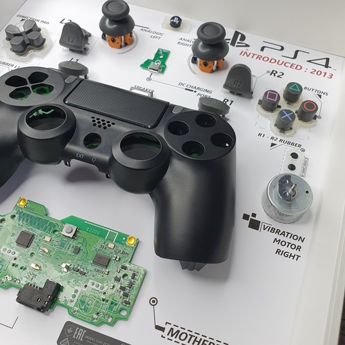 Joystick PlayStation 4 Quadro canvas geek Sony gameroom regalo wall art decor - Imagen 10 de 12