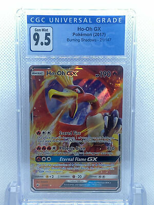 Pokémon Burning Shadows (2017) Ho-Oh GX #21/147 CGC Gem Mint 9.5