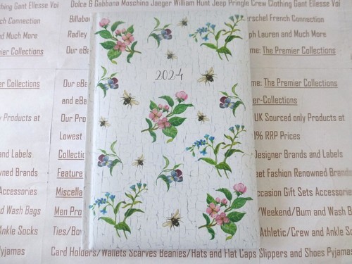 2024 Diary Weekly View A5 Asst Col Padded Hardback Diaries Scrap Book Reduced - Picture 22 of 64