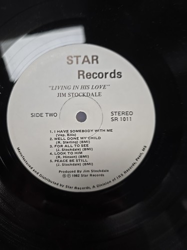 Living In His Love--Jim Stockdale Vinyl LP - Picture 6 of 7