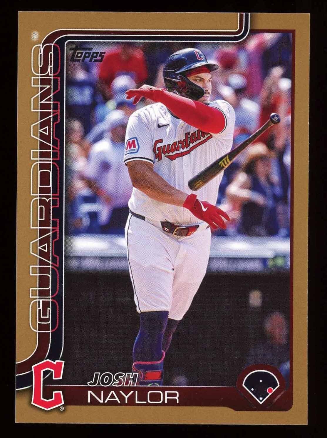 Josh Naylor 2025 Topps Series 1 Gold /2025 Parallel Cleveland Guardians #322