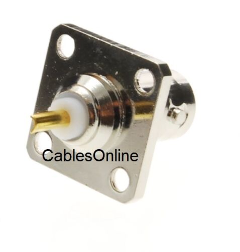 Commercial Grade BNC Female Jack Bulkhead Panel Chassis Mount Connector, RF-B901 - Picture 2 of 3
