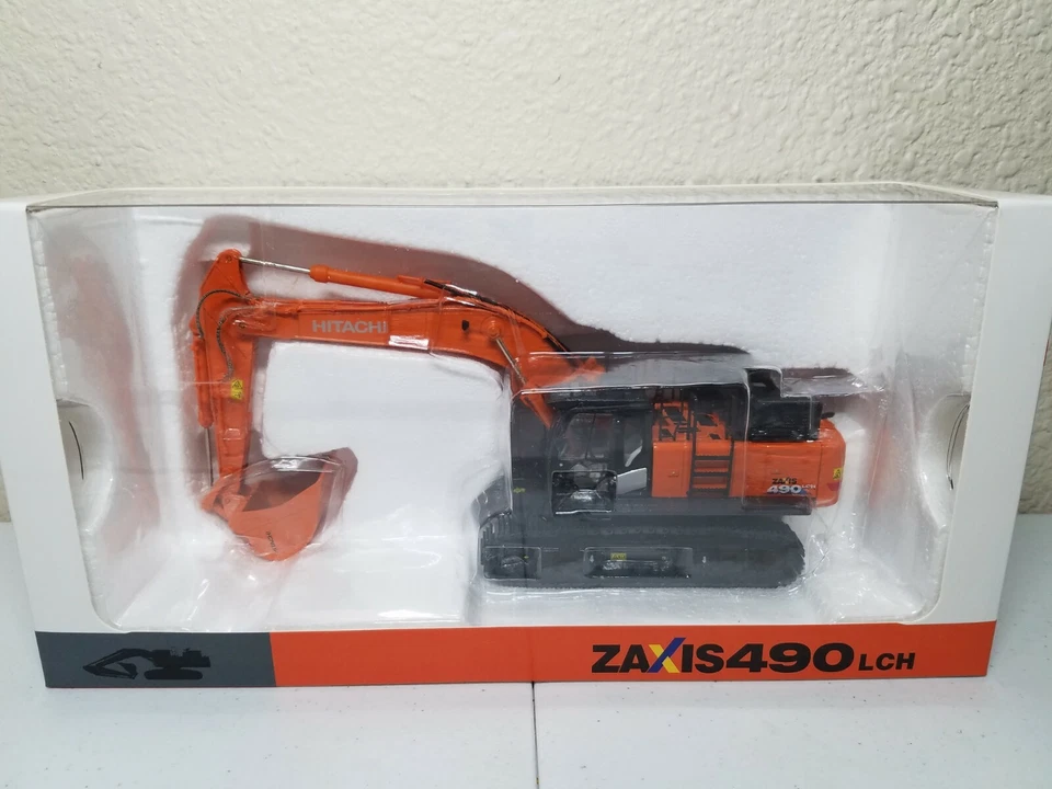 Hitachi Zaxis ZX490LCH-6 Excavator - TMC 1:50 Scale Diecast Model New - Image 2 of 4