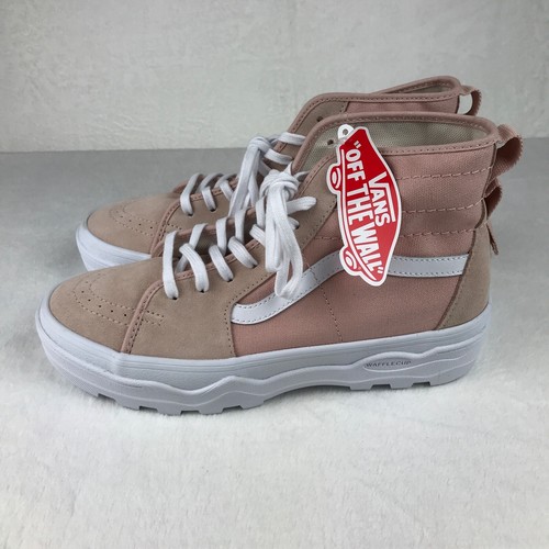 VANS SENTRY SK8-HI Waffle Cup Women's size 9.5 High Top Rose Pink Platform New - Picture 2 of 12