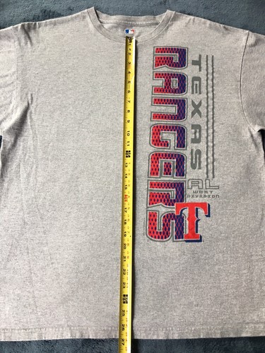 Camiseta Texas Rangers Liga Americana Campeones División Oeste XL Gris - Imagen 6 de 6