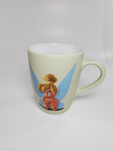 DISNEY TINKER BELL Light Mint Green Coffee Mug by Disney Store Chalk Matte Fnsh  - Picture 2 of 4