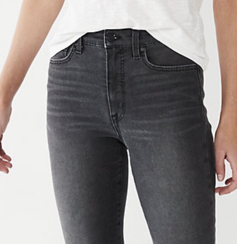 Women’s NINE WEST Gray Wash Perfect High-Waisted Skinny Jeans Size 16 NWT - Picture 2 of 9