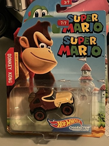 9 - Hot Wheels Super Mario Character Cars Yoshi Luigi Mario Peach Daisy - Picture 9 of 10