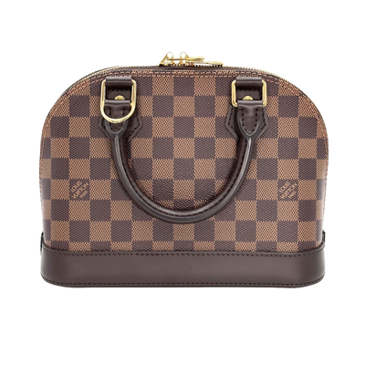 Louis vuitton N41221 Alma BB Damier Ebene Canvas 2way Hand bag
