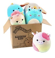 Squishmallow 5  Plush Random Box, 5 Pack - Assorted Set Of Various Styles -