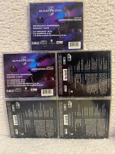 5 CHRISTOPHER FRANKE CDs (Babylon 5/Music By/Walkabout/Avalon/Z'Ha'Dum) SIGNED! - Imagen 2 de 2
