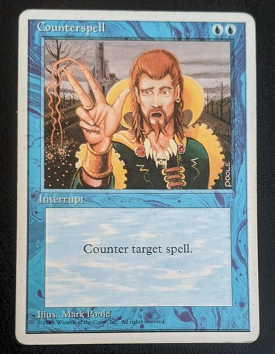 1 x Counterspell - 4th Edition - MTG Magic the Gathering - Blue - Picture 1 of 2