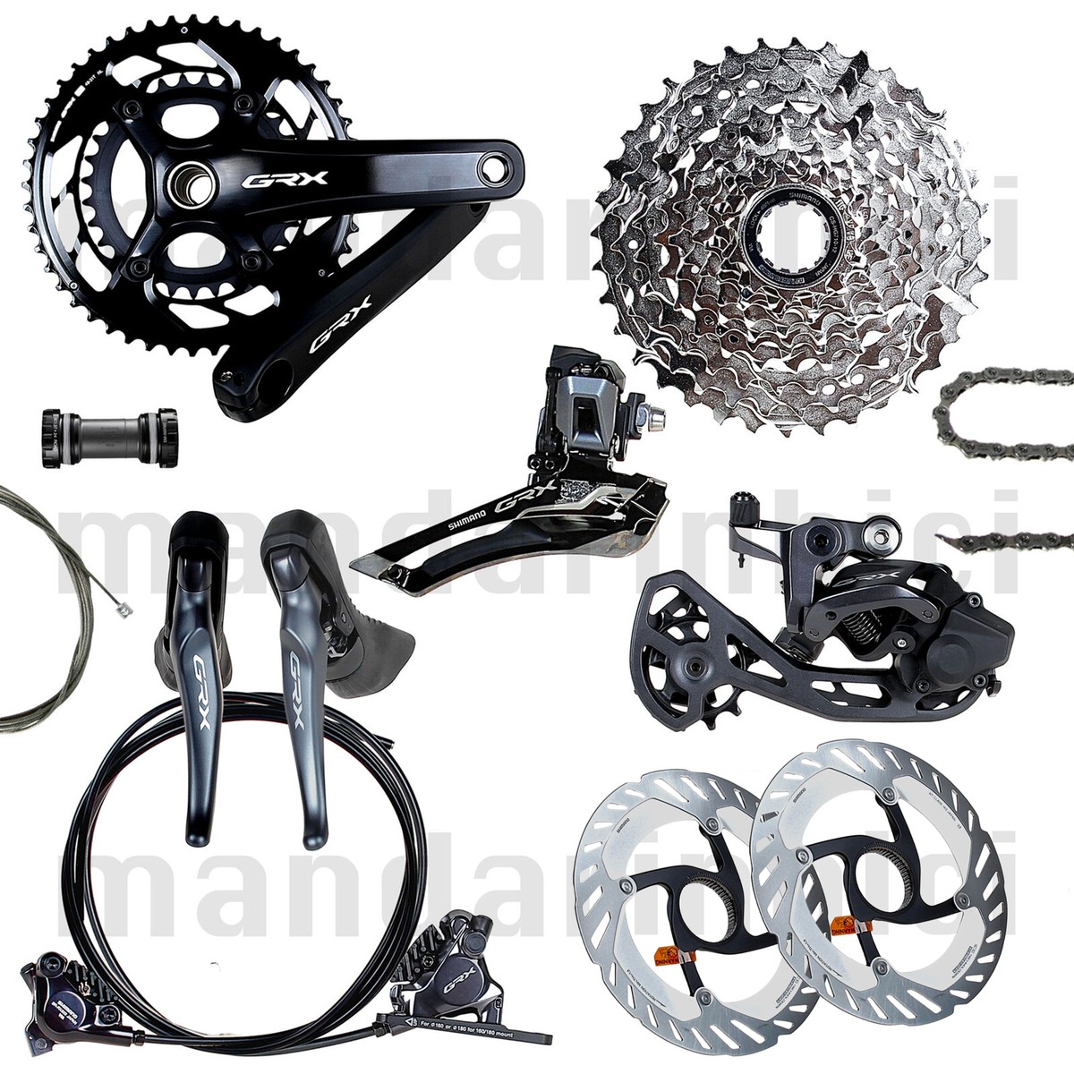 NEW Shimano GRX RX820 2 x12 spd Road Gravel Bike Mechanical