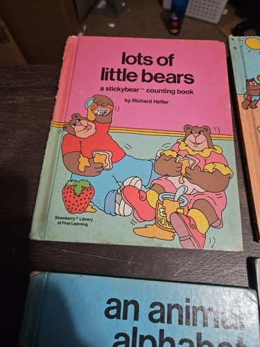 Lot Of 7 Strawberry Library Stickybear Richard Hefter Weekly Reader Books - Picture 2 of 8