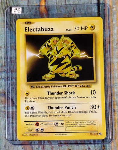 Electabuzz 41/108 Common / XY Evolutions 2016 / Basic Pokémon NM (#6) - Bild 3 von 4