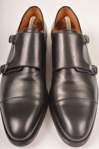 Fred De La Bretoniere Mönchsriemen schwarze Lederschuhe 310012 Größe 41 - Bild 3 von 11