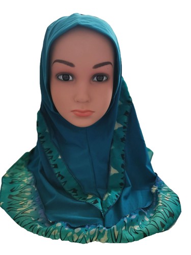 Foulard couverture musulman enfant fille hijab islamique foulard arabe châles couvre-chef 2-6 ans - Photo 14/31