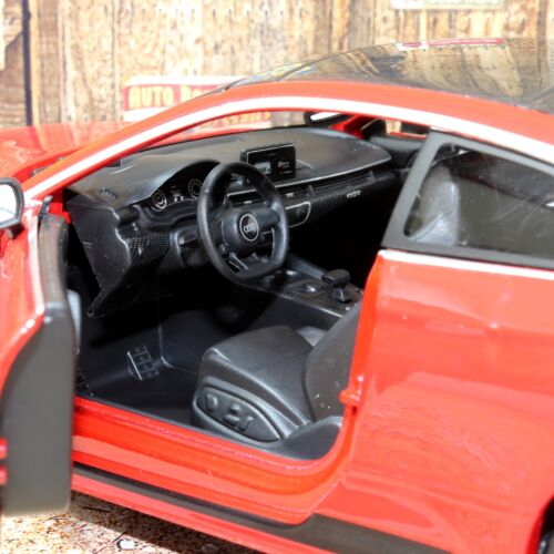 Bburago Audi RS5 Coup Red 1/24 Scale Die-cast Metal Model Toy Car Miniature - Picture 8 of 10