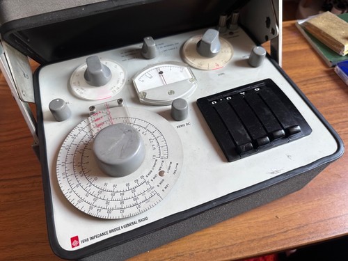 General radio company Impedance Bridge 1656 Audio Mostek pomiarowy dla kolekcjonerów - Zdjęcie 6 z 10