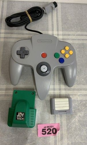 Nintendo 64 Controller + Rumble Pak + Memory Card 