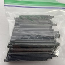 100 K'NEX Gray Granite Rods 3-7/16" Screamin Serpent Replacement Parts 86mm KNEX