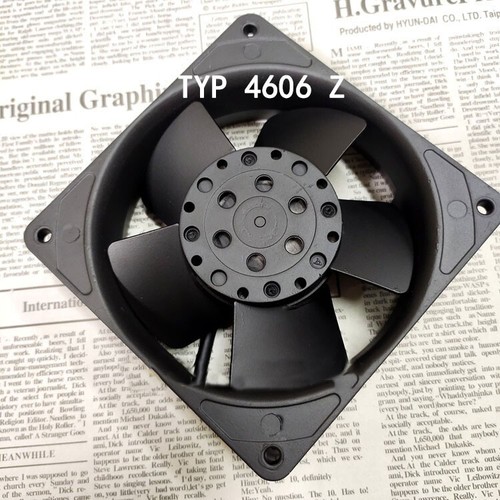 Used and tested ebm-papst TYP 4606 Z 115V 19/18W Double ball bearing cooling fan - Picture 4 of 9