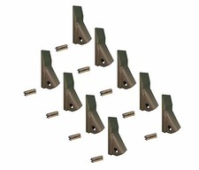 9 - Backhoe / Skid Loader / Mini Excavator 23 , 230 Fab Teeth w/ Pins 230PN