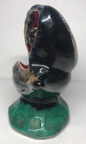 Nachtlicht Lampe Trompe L'oeil Aquarium Vintage Vallauris H 15,5 L 16 l 10 cm - Bild 2 von 7