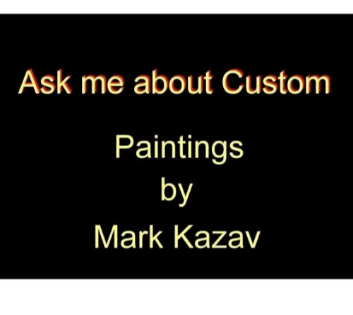 BLUMEN MARK KAZAV - ORIGINAL ÖLGEMÄLDE ABSTRAKT MODERNE KUNST T6765 - Bild 5 von 6
