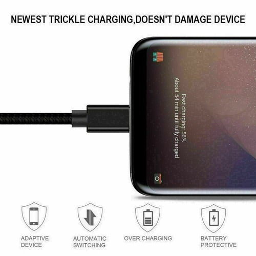 Fast Wall Charger Type C USB-C Cable For OEM Samsung Galaxy S10 S9 S8 Note 10 9 - Photo 8 sur 25