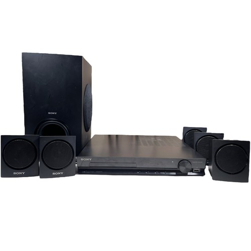 Sony DAV-TZ130 DVD Surround Home Theater Receiver With Sony SS-WS103 No Remote - Picture 6 of 18