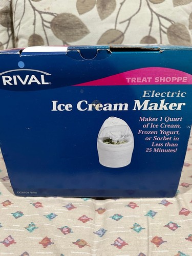 RIVAL ELECTRIC ICE CREAM MAKER 1 QT GC8101 NEW FROZEN YOGURT OR SORBET - Picture 3 of 4