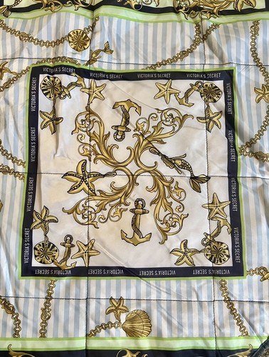 Victoria Secret Packable Nautical Pack & Fold Blanket Beach Picnic Pool 57”x 52” - Picture 6 of 8